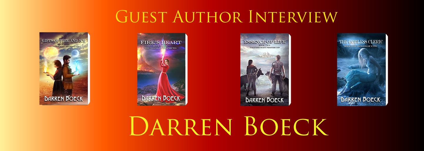 Guest Author Interview with Darren Boeck